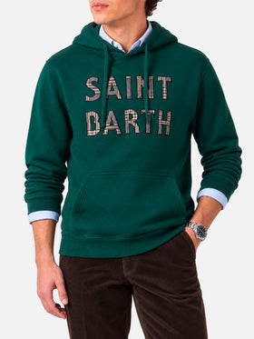 Sweat à capuche vert Tribeca avec patch 