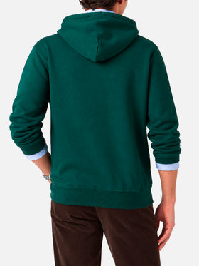 Sweat à capuche vert Tribeca avec patch 