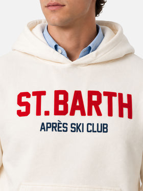 Tribeca sweatshirt with St. Barth apres ski club embroidery