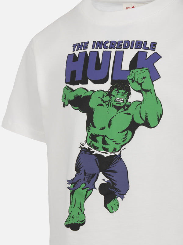 T-shirt da bambino in cotone con stampa Hulk | EDIZIONE SPECIALE MARVEL