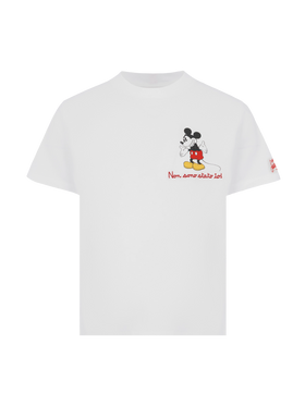 T-shirt in cotone con ricamo Non sono stato io e stampa Mickey Mouse | DISNEY® SPECIAL EDITION