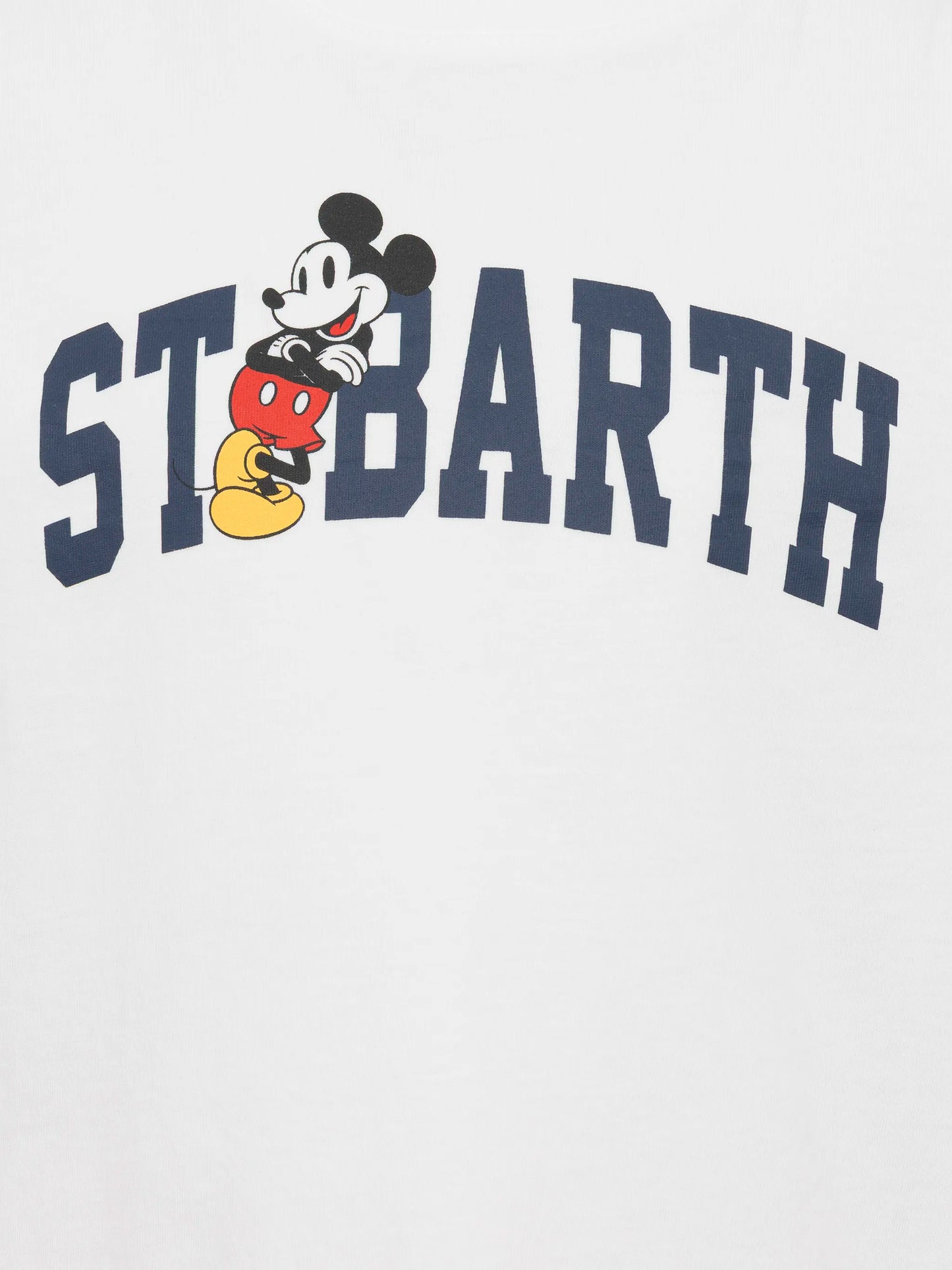 T-shirt in cotone con stampa St. Barth Mickey Mouse | DISNEY® SPECIAL EDITION
