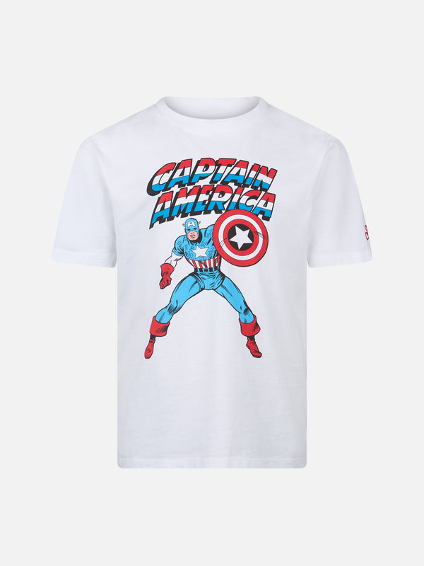 Baumwoll-T-Shirt für Jungen mit Captain America-Aufdruck | MARVEL-SONDERAUSGABE