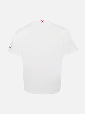 T-shirt in cotone con ricamo Puffo | THE SMURF SPECIAL EDITION