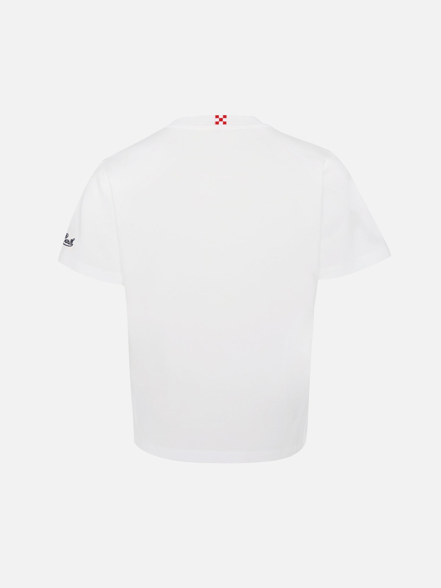 T-shirt in cotone con ricamo Puffo | THE SMURF SPECIAL EDITION