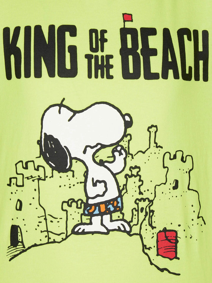 T-shirt da bambino in cotone con stampa Snoopy | EDIZIONE SPECIALE PEANUTS®