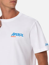 Man cotton t-shirt with Aperol Spritz front and back print | APEROL SPECIAL EDITION