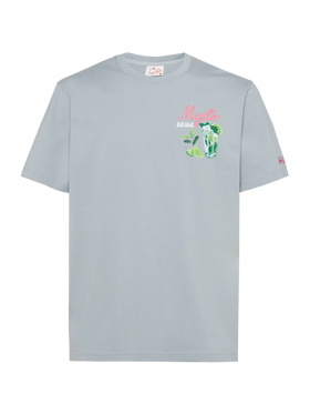 Baumwoll-T-Shirt mit Mojito-Print