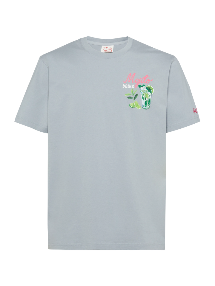 Baumwoll-T-Shirt mit Mojito-Print