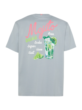 Baumwoll-T-Shirt mit Mojito-Print