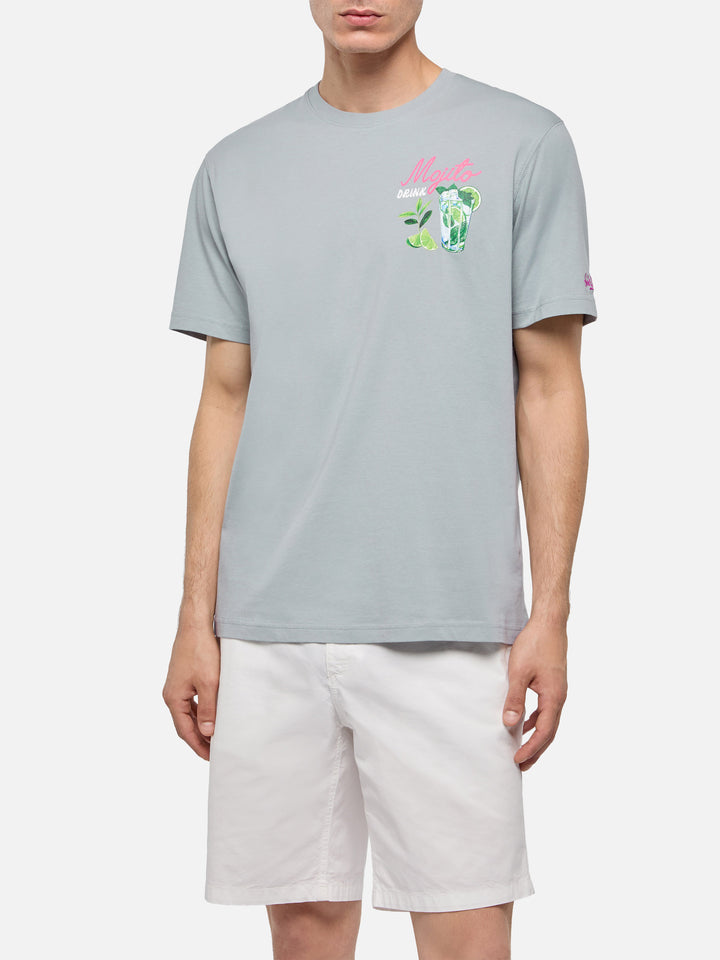 Baumwoll-T-Shirt mit Mojito-Print
