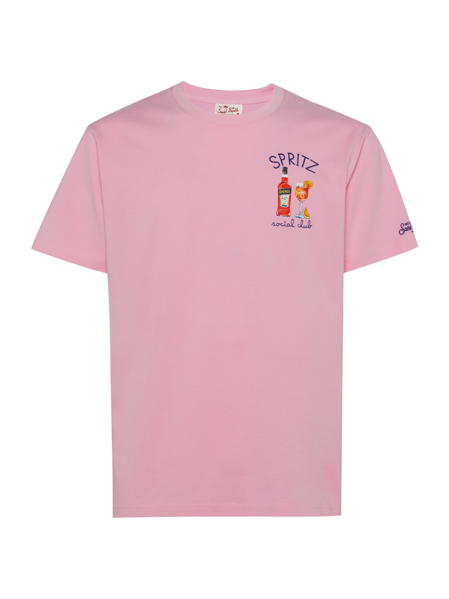 T-Shirt aus Bio-Baumwolle mit Spritz Social Club-Stickerei | APEROL SPECIAL EDITION