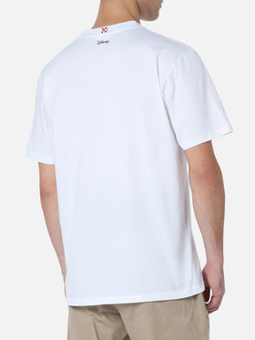 Man cotton t-shirt with Mickey Mouse print and embroidery | DISNEY SPECIAL EDITION