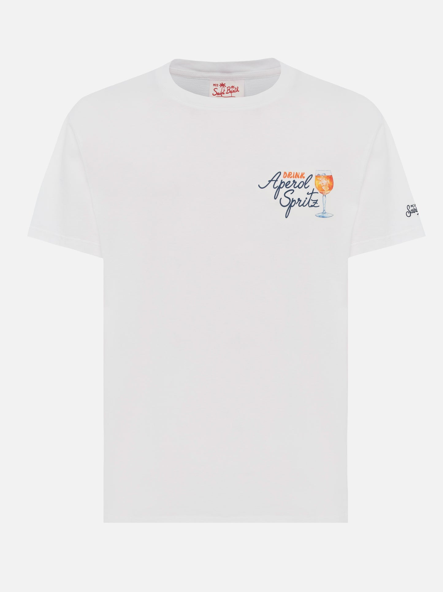 Baumwoll-T-Shirt mit Aperol Spritz-Getränkeaufdruck | APEROL SPECIAL EDITION