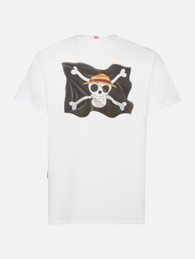 Baumwoll-T-Shirt mit One Piece in St. Barth-Stickerei | ONE PIECE SPECIAL EDITION