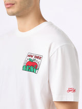 Man cotton t-shirt with Keith Haring design front and back print | KEITH HARING SPECIAL EDITION