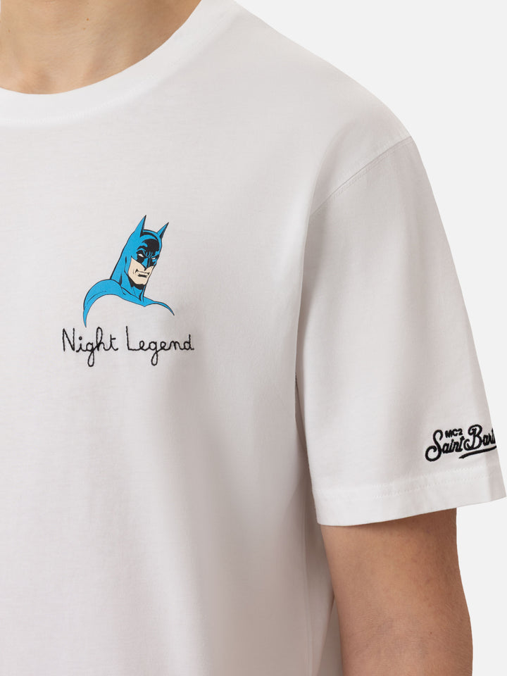 Cotton T-shirt with Night Legend embroidery | BATMAN SPECIAL EDITION