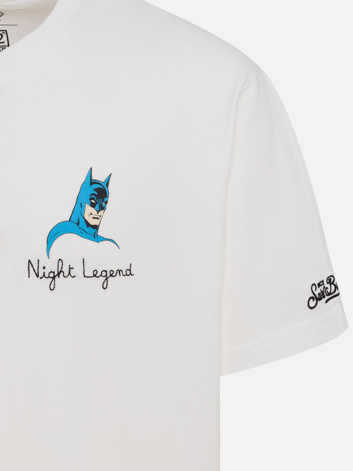 Cotton T-shirt with Night Legend embroidery | BATMAN SPECIAL EDITION