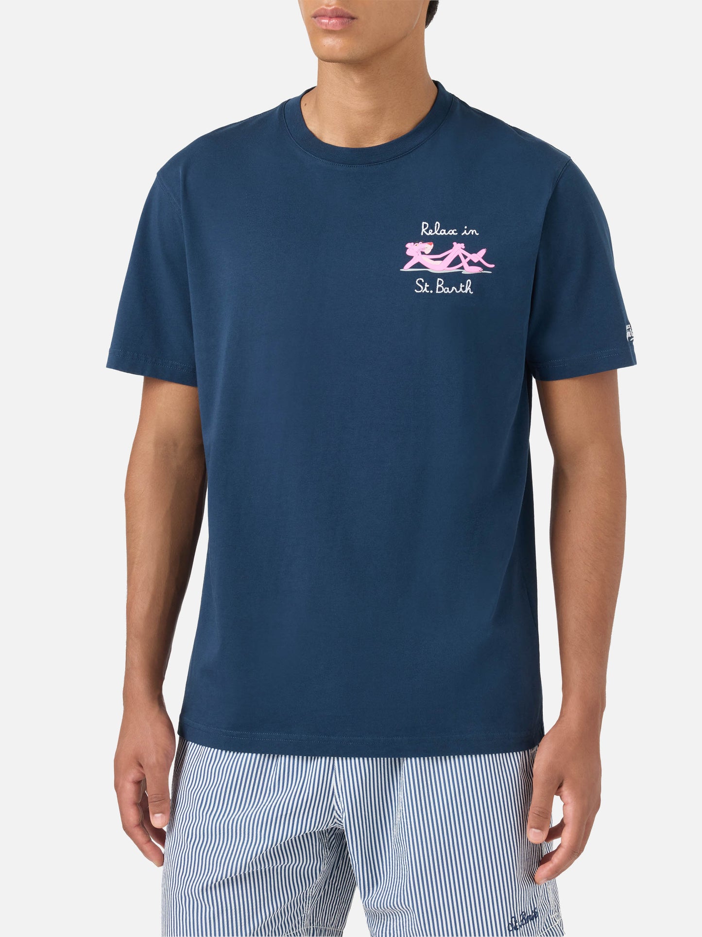 T-Shirt mit Pink-Panther-Print und Stickerei | THE PINK PANTHER SPECIAL EDITION 