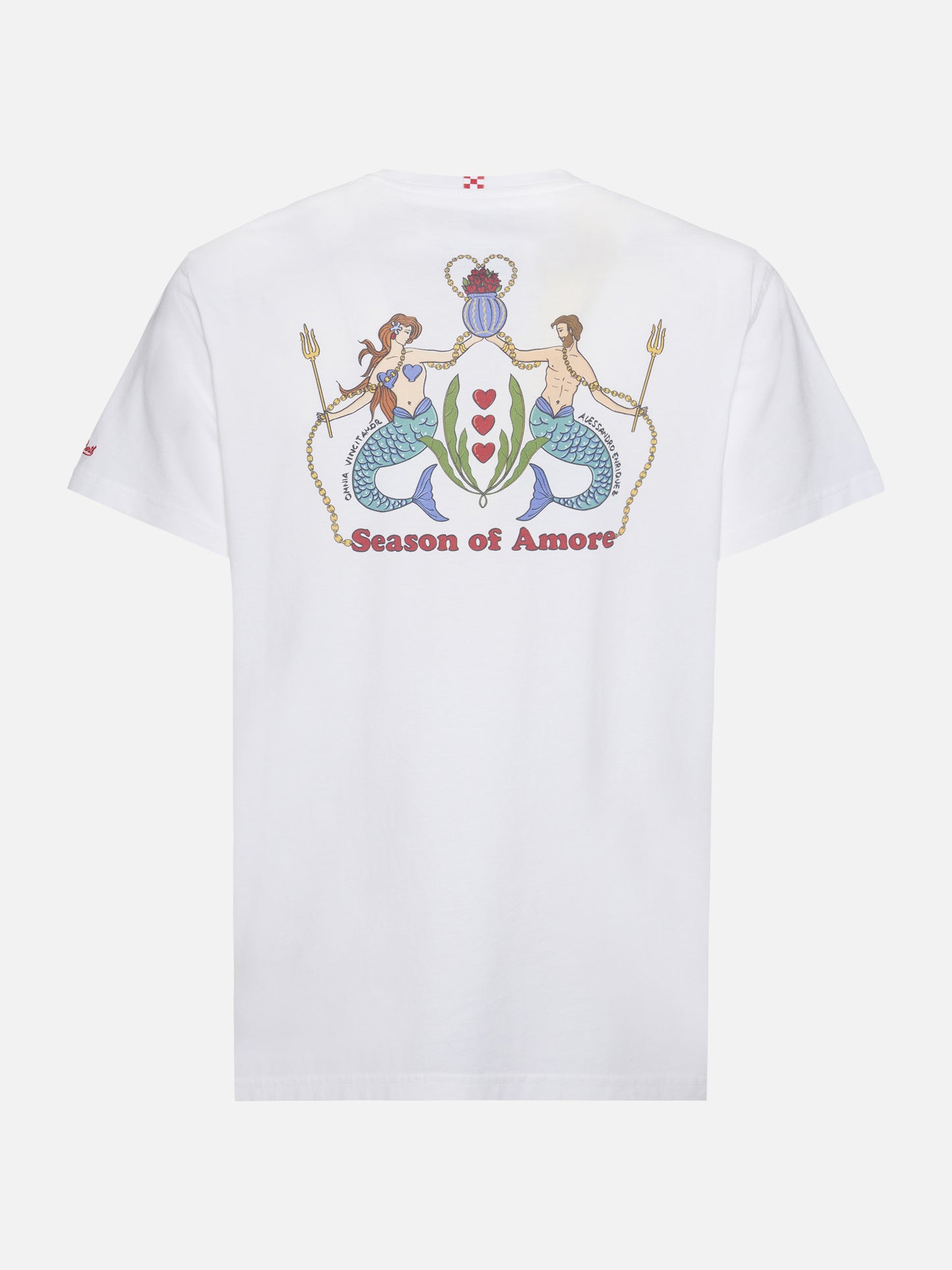 Baumwoll-T-Shirt mit „Season of Amore“-Aufdruck |ALESSANDRO ENRIQUEZ SPECIAL EDITION