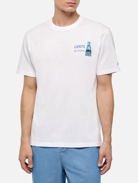 T-shirt with Gente di Mare print and embroidery | Special Edition