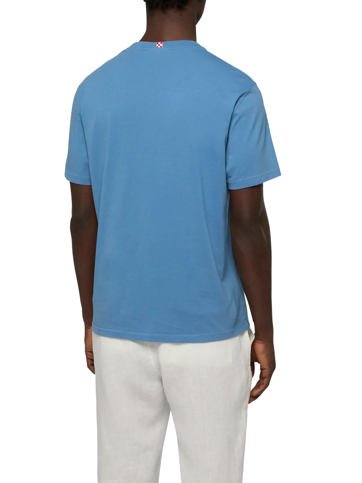 Baumwoll-T-Shirt mit Tutti al Mare-Aufdruck und Stickerei |GIN MARE SPECIAL EDITION
