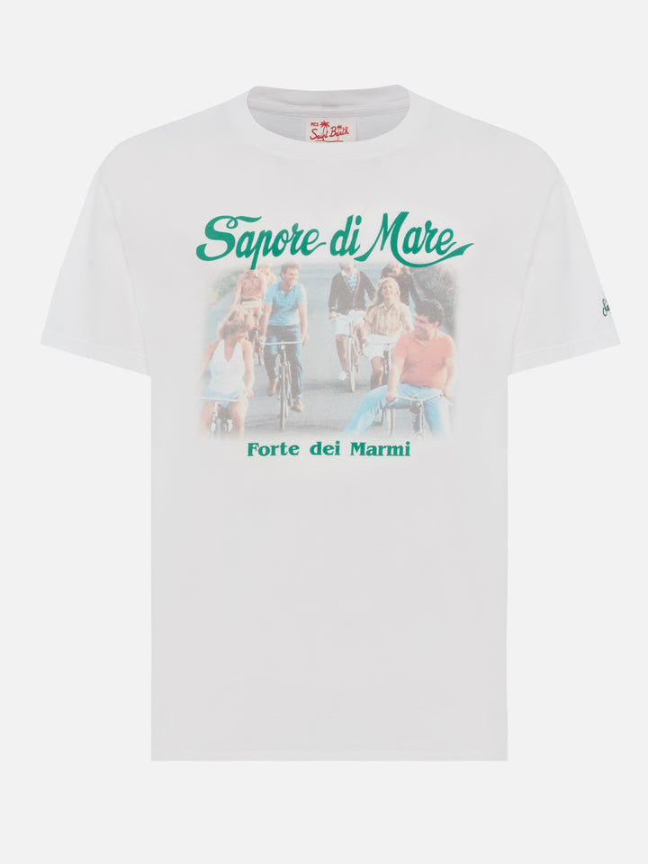 Cotton T-shirt with Forte dei Marmi 83 print |SAPORE DI MARE SPECIAL EDITION - MC2 Saint Barth