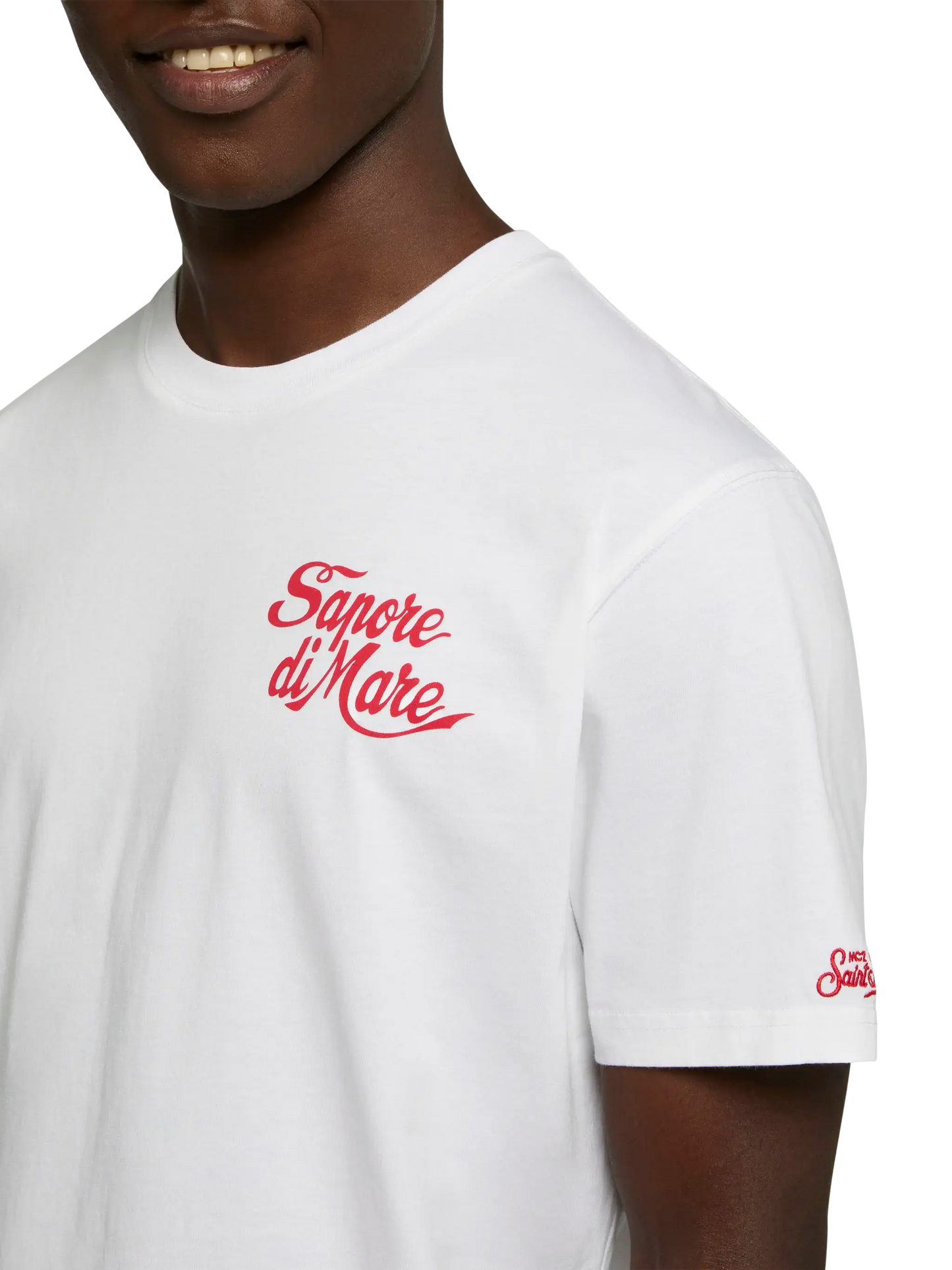 Baumwoll-T-Shirt mit Forte dei Marmi 83-Aufdruck | SAPORE DI MARE SPECIAL EDITION