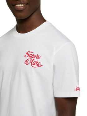 Baumwoll-T-Shirt mit Forte dei Marmi 83-Aufdruck | SAPORE DI MARE SPECIAL EDITION