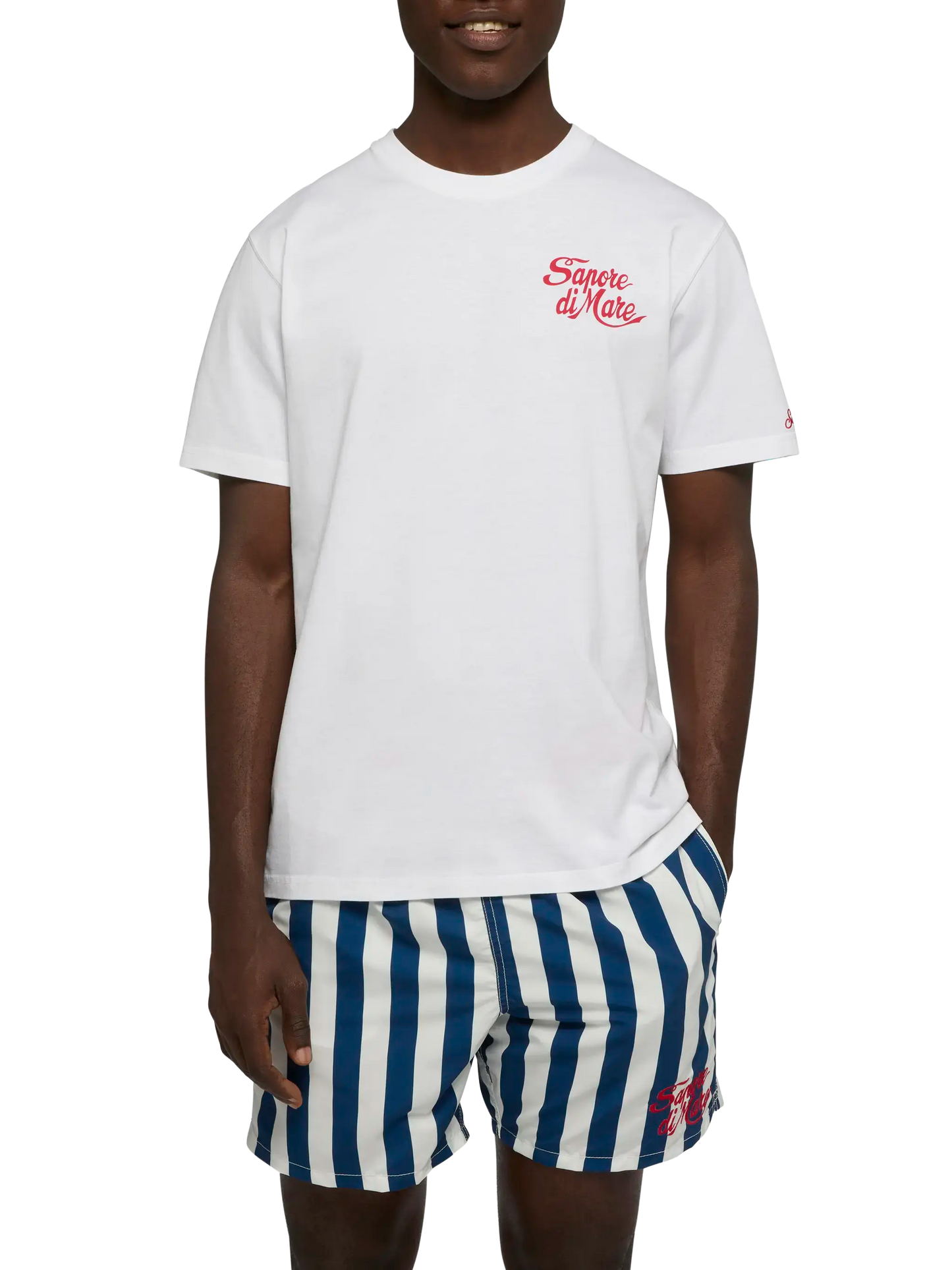 Baumwoll-T-Shirt mit Forte dei Marmi 83-Aufdruck | SAPORE DI MARE SPECIAL EDITION