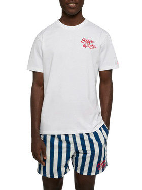 Baumwoll-T-Shirt mit Forte dei Marmi 83-Aufdruck | SAPORE DI MARE SPECIAL EDITION
