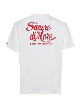 Baumwoll-T-Shirt mit Forte dei Marmi 83-Aufdruck | SAPORE DI MARE SPECIAL EDITION