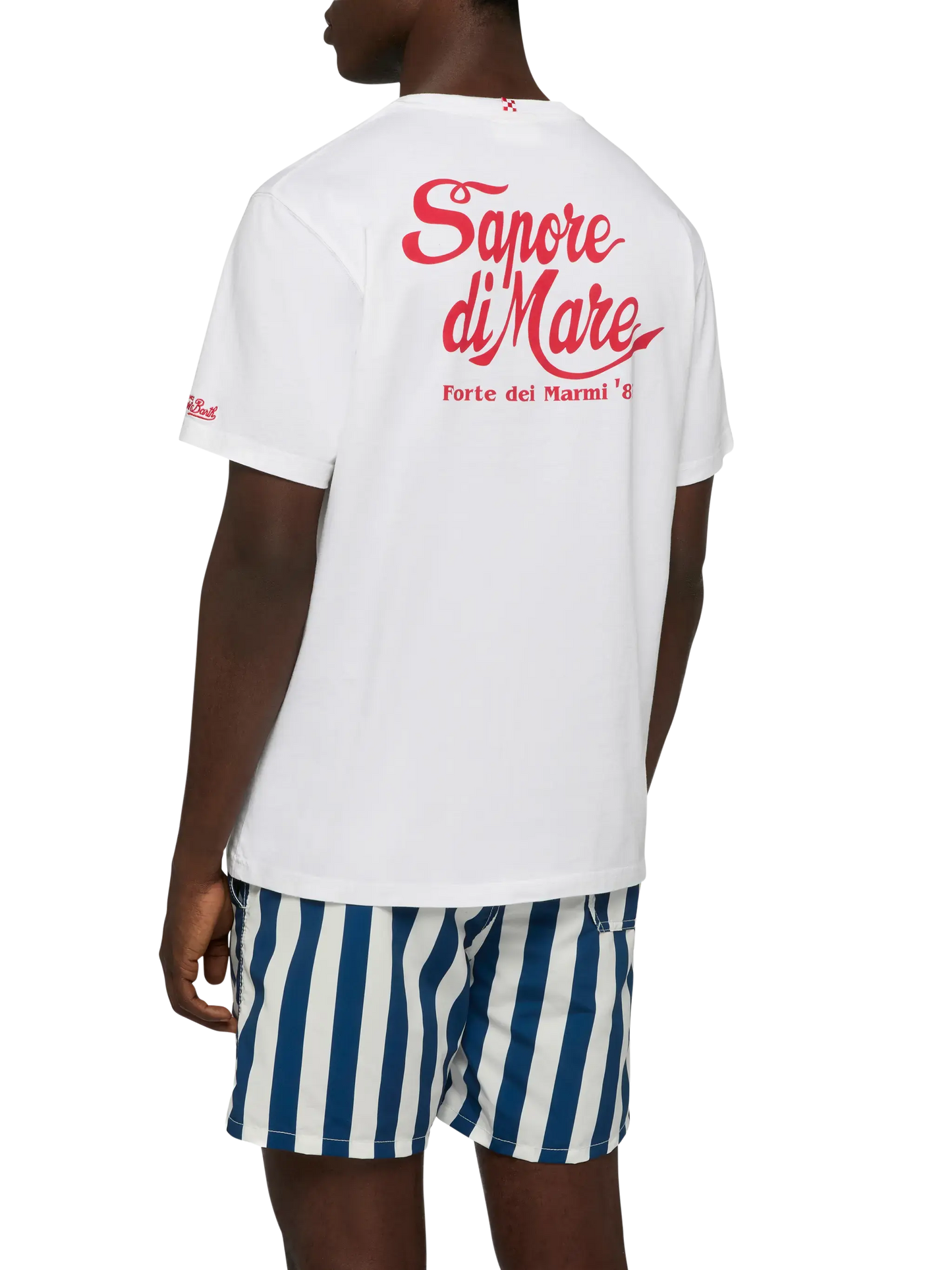 Baumwoll-T-Shirt mit Forte dei Marmi 83-Aufdruck | SAPORE DI MARE SPECIAL EDITION