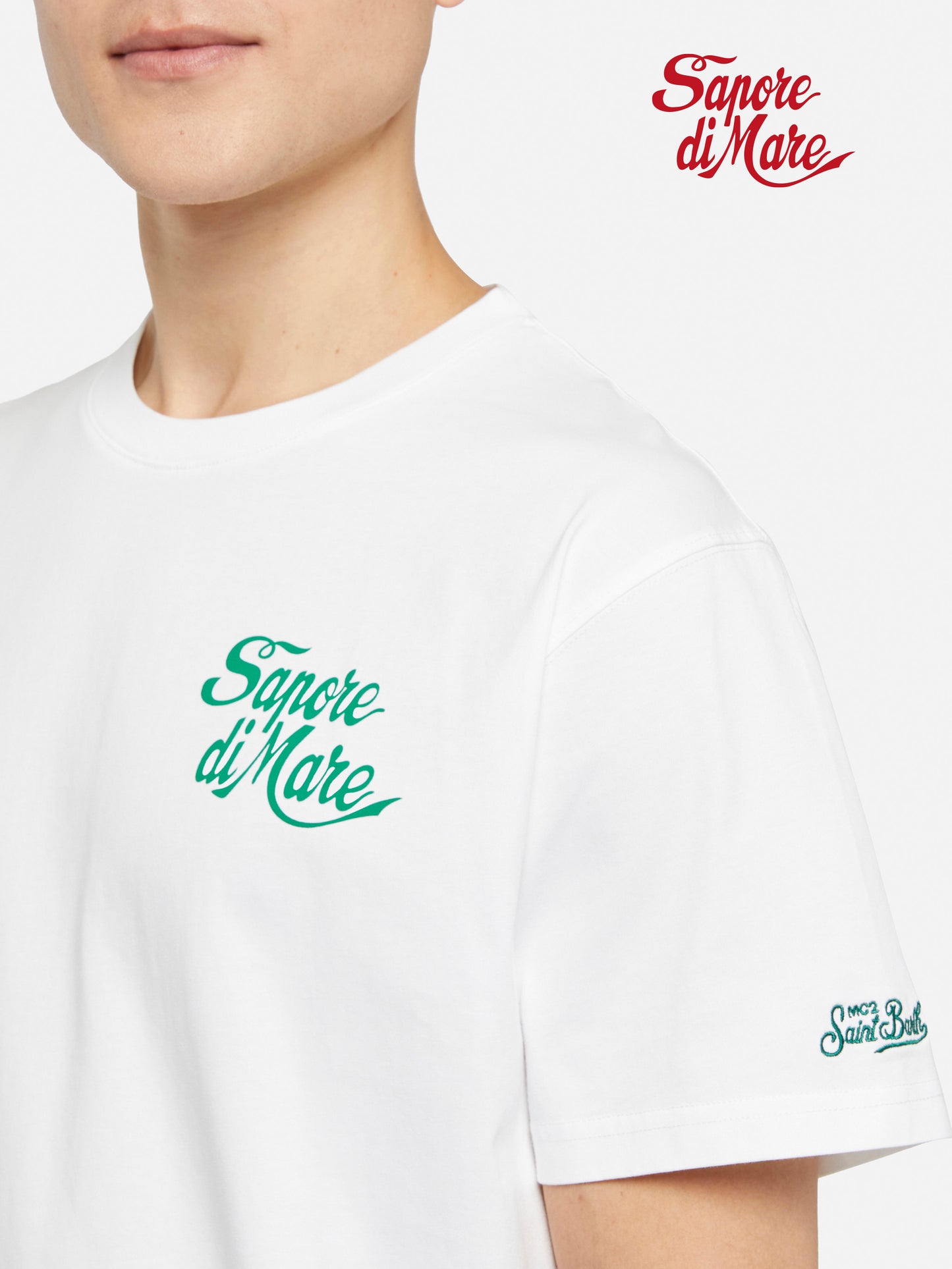Cotton T-shirt with Forte dei Marmi 83 print |SAPORE DI MARE SPECIAL EDITION