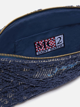 Weich strukturierter getufteter Beutel