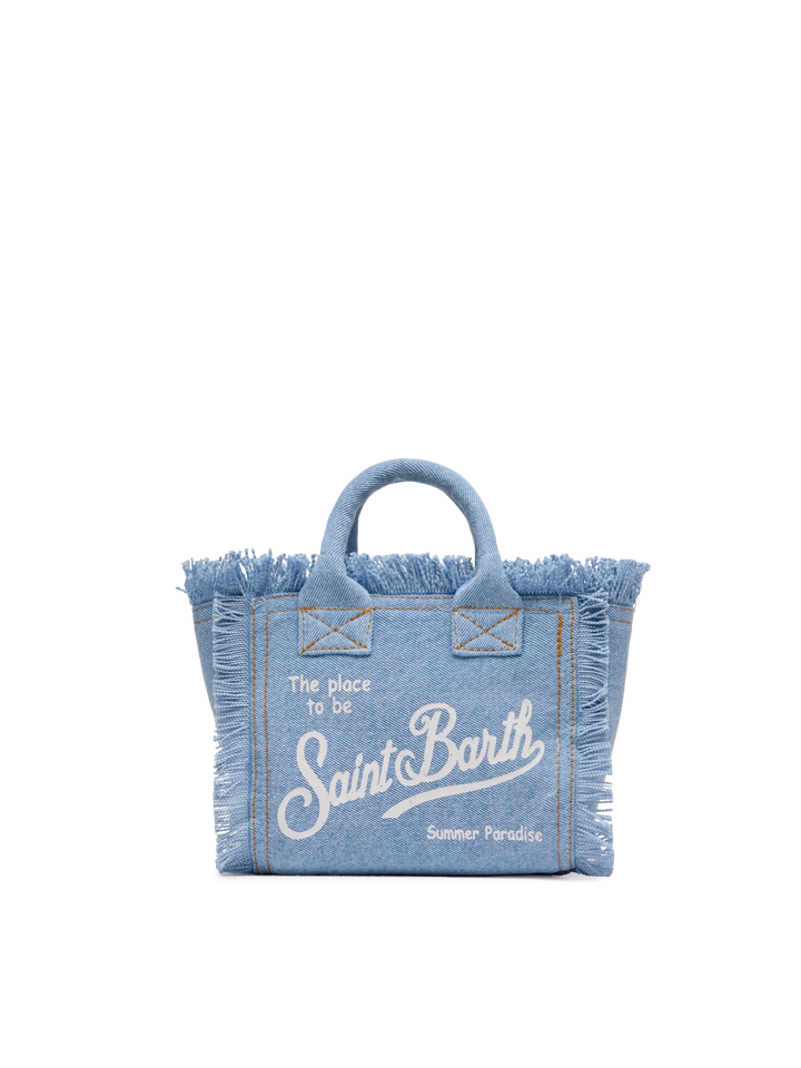 Light denim Mini Vanity bag - MC2 Saint Barth