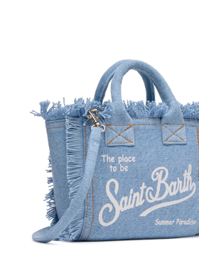 Light denim Mini Vanity bag - MC2 Saint Barth