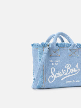 Light wash denim Vanity mini bag