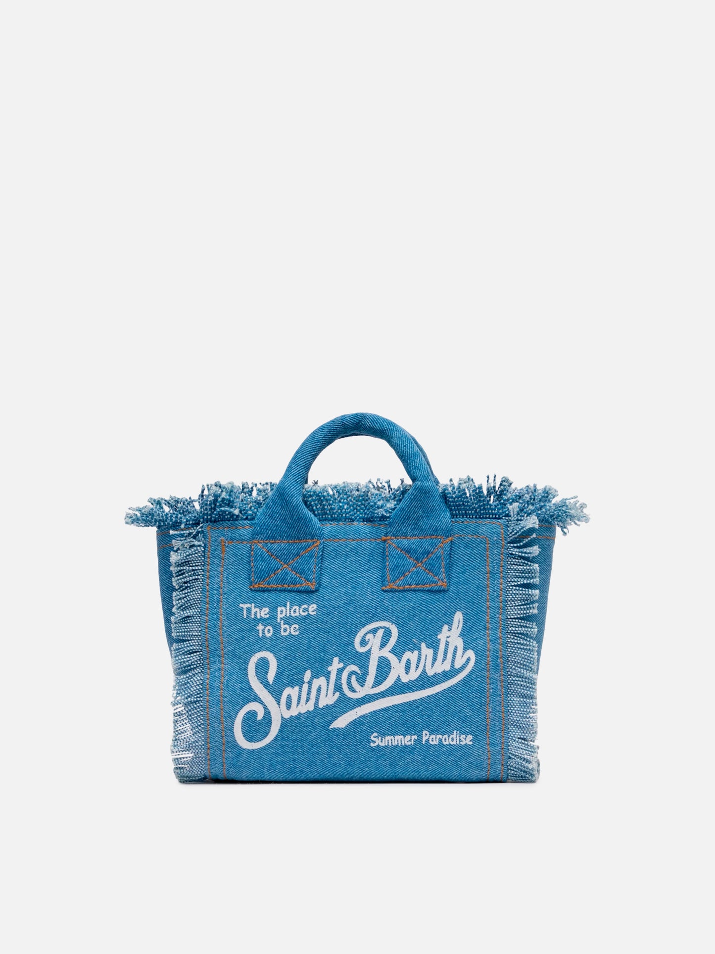 Mini-Kosmetiktasche aus Denim