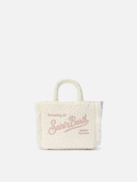 Vanity Mini Tweed Handbag in white