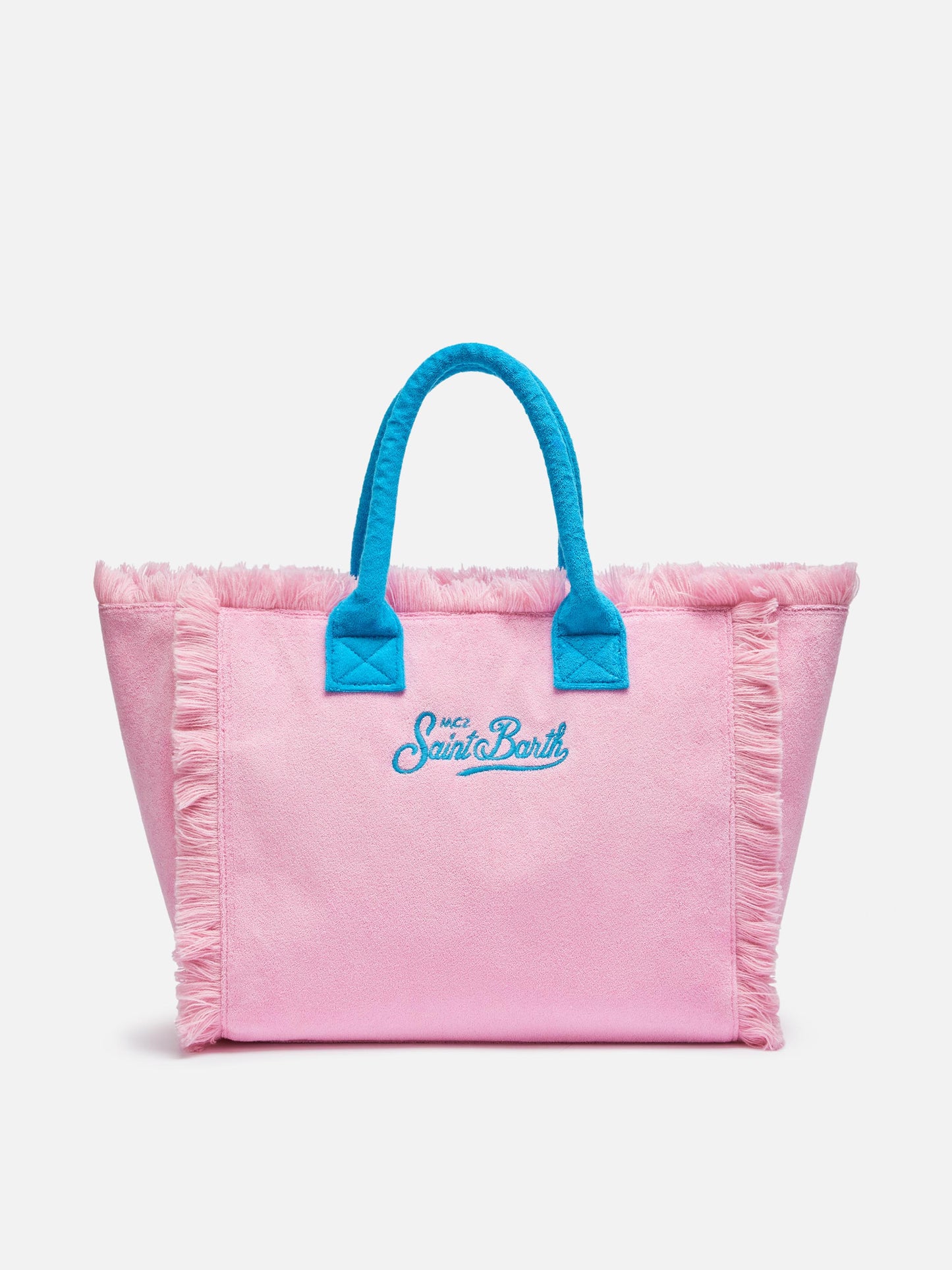 Pink terry Vanity Sponge tote bag