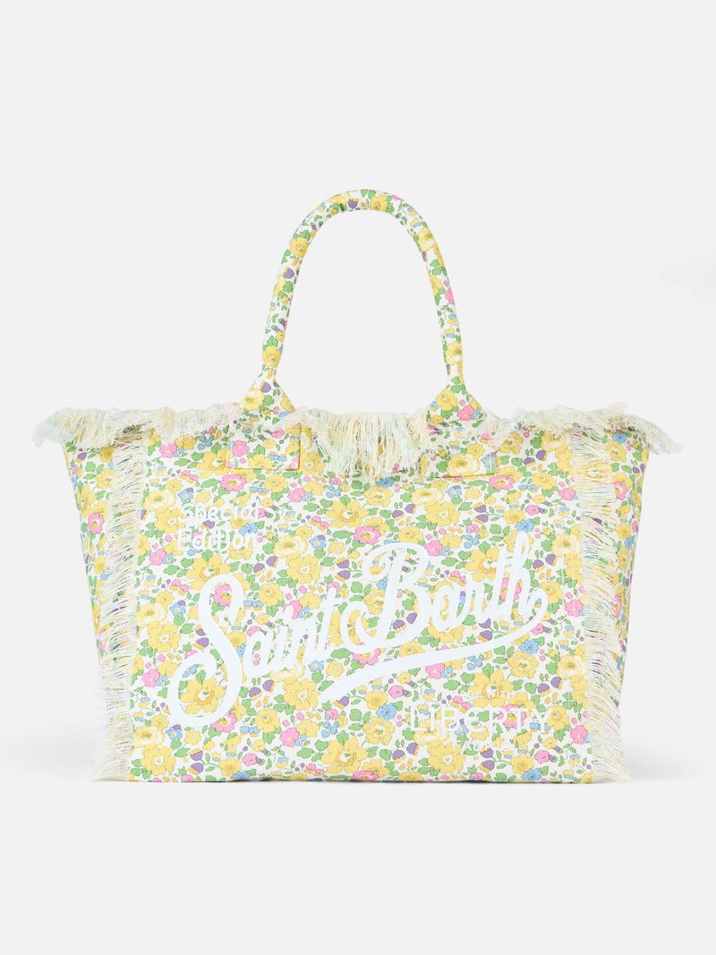 Borsa a mano Vanity Liberty in tela di cotone Betsy | REALIZZATA CON TESSUTO LIBERTY