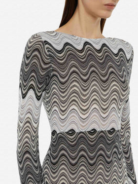 Abito maxi in maglia raschel Venere