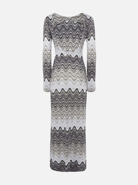 Abito maxi in maglia raschel Venere