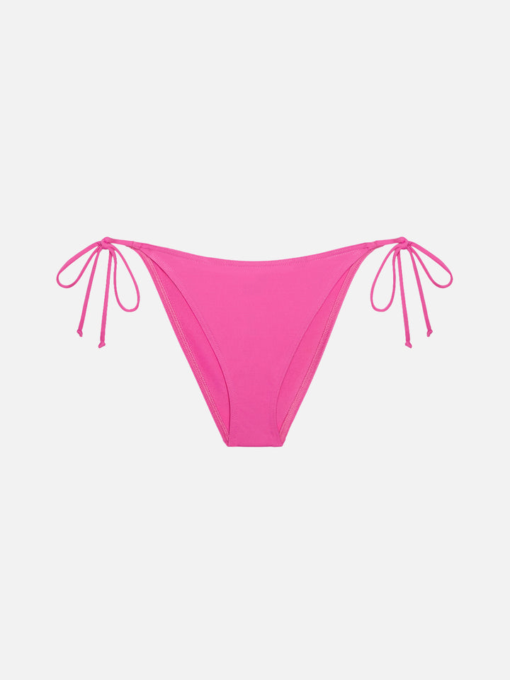 Leah Naomi fuchsia bikini with triangle top and cheeky briefs - MC2 Saint Barth