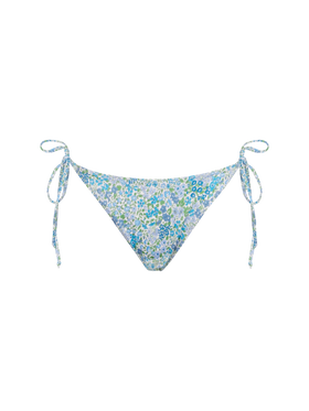 Woman classic swim briefs Virgo with joanna Luise print | MADE WITH LIBERTY FABRIC - MC2 Saint Barth