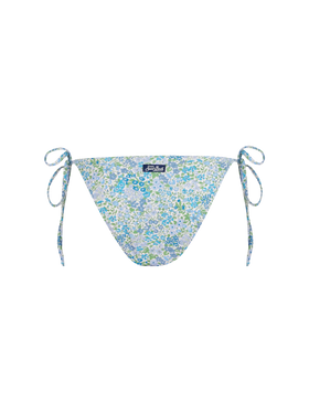Woman classic swim briefs Virgo with joanna Luise print | MADE WITH LIBERTY FABRIC - MC2 Saint Barth