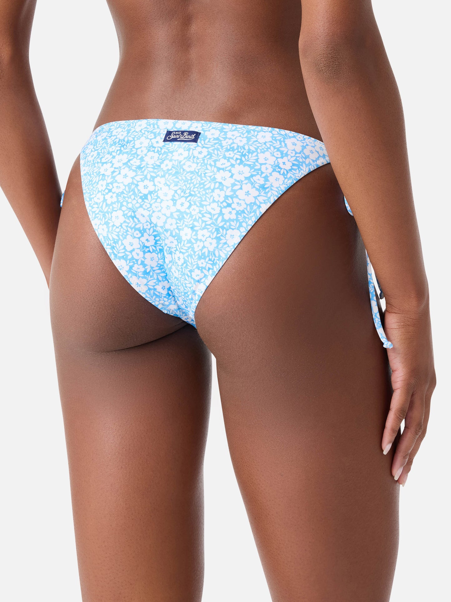 Bikini triangle Leah Virgo à fleurs vintage 