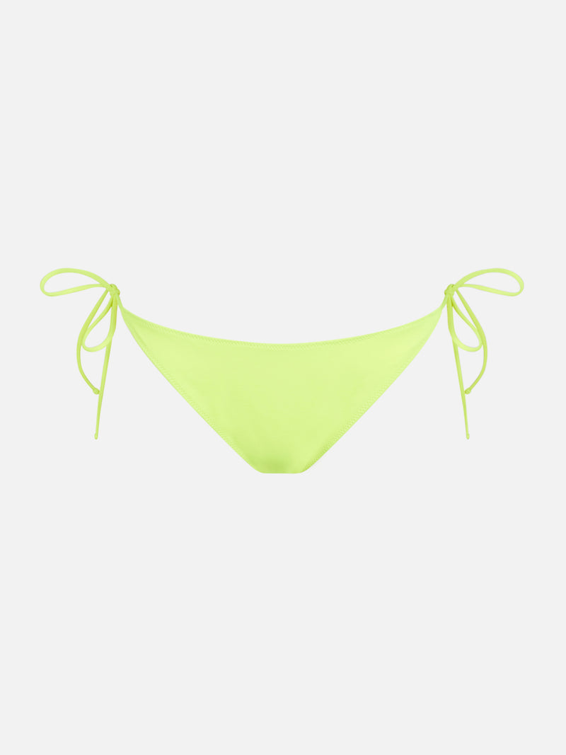 Woman fluo yellow classic swim briefs Virgo