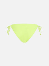 Woman fluo yellow classic swim briefs Virgo